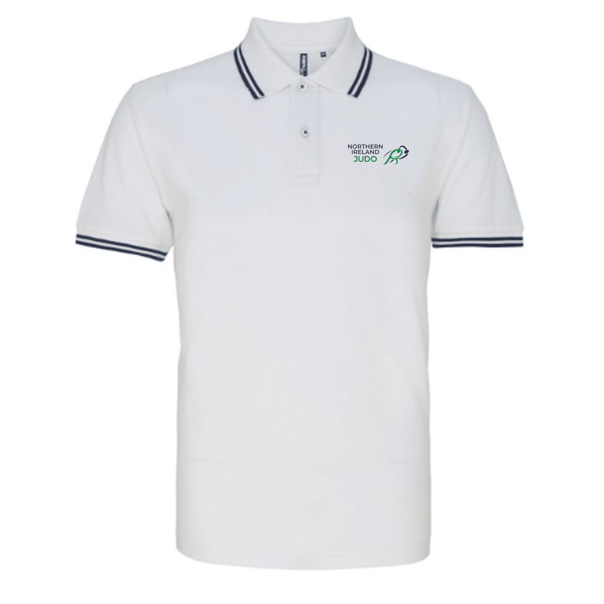 NI Judo - White Polo Shirt -Stash Shop- Stash Shop