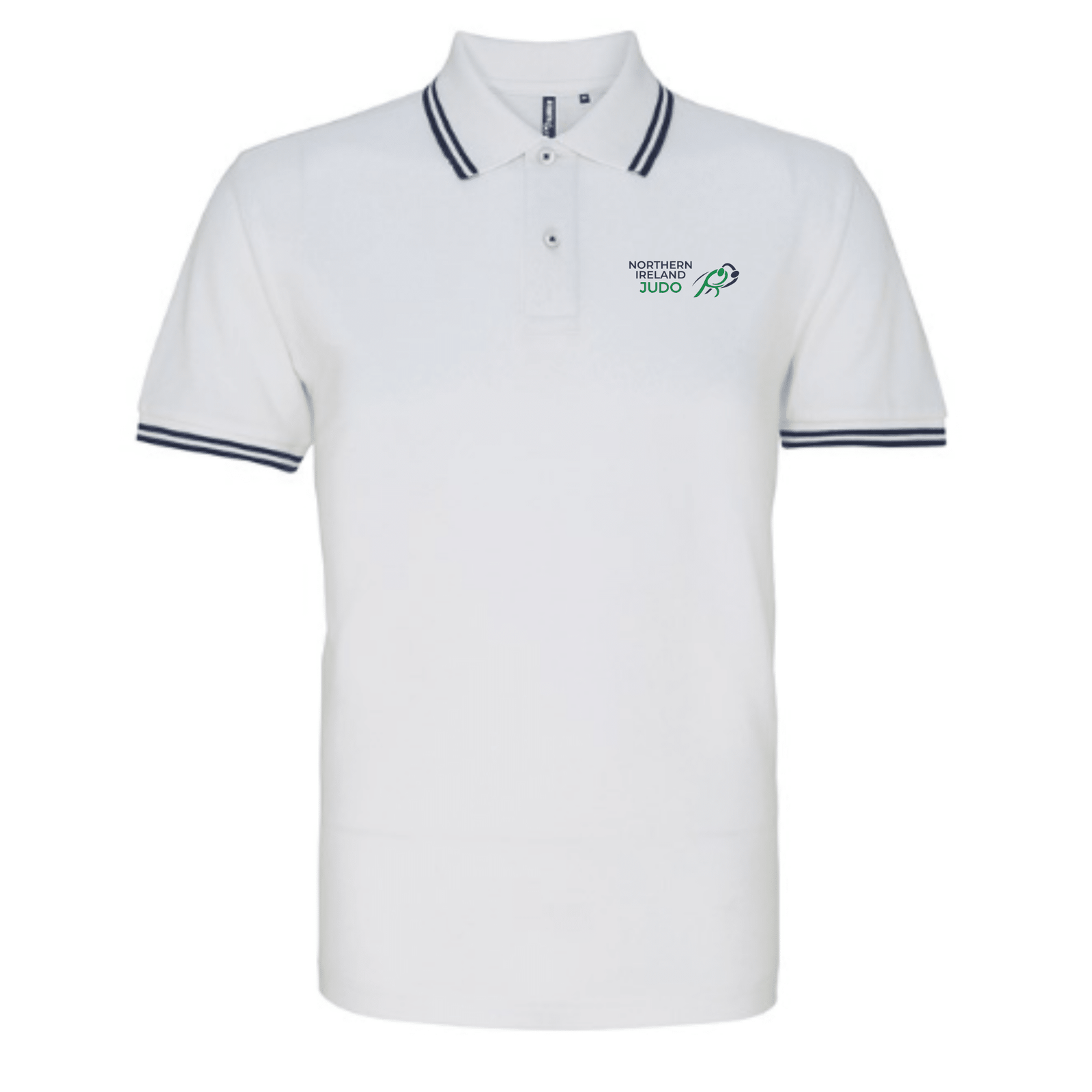 NI Judo - White Polo Shirt -Stash Shop- Stash Shop