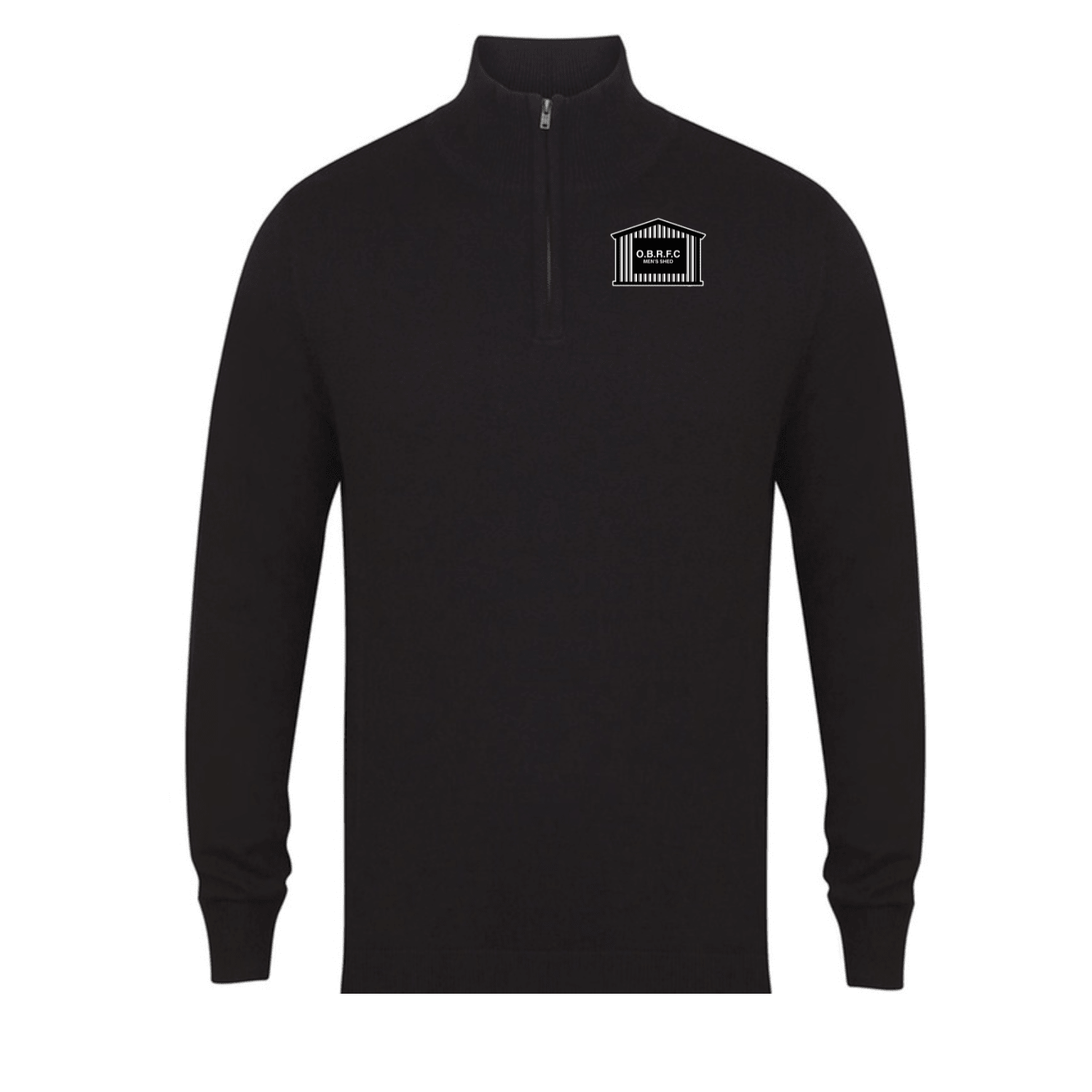 OBRFC Men's Shed - 1/4 Zip Cotton Jumper -Stash Shop- Stash Shop