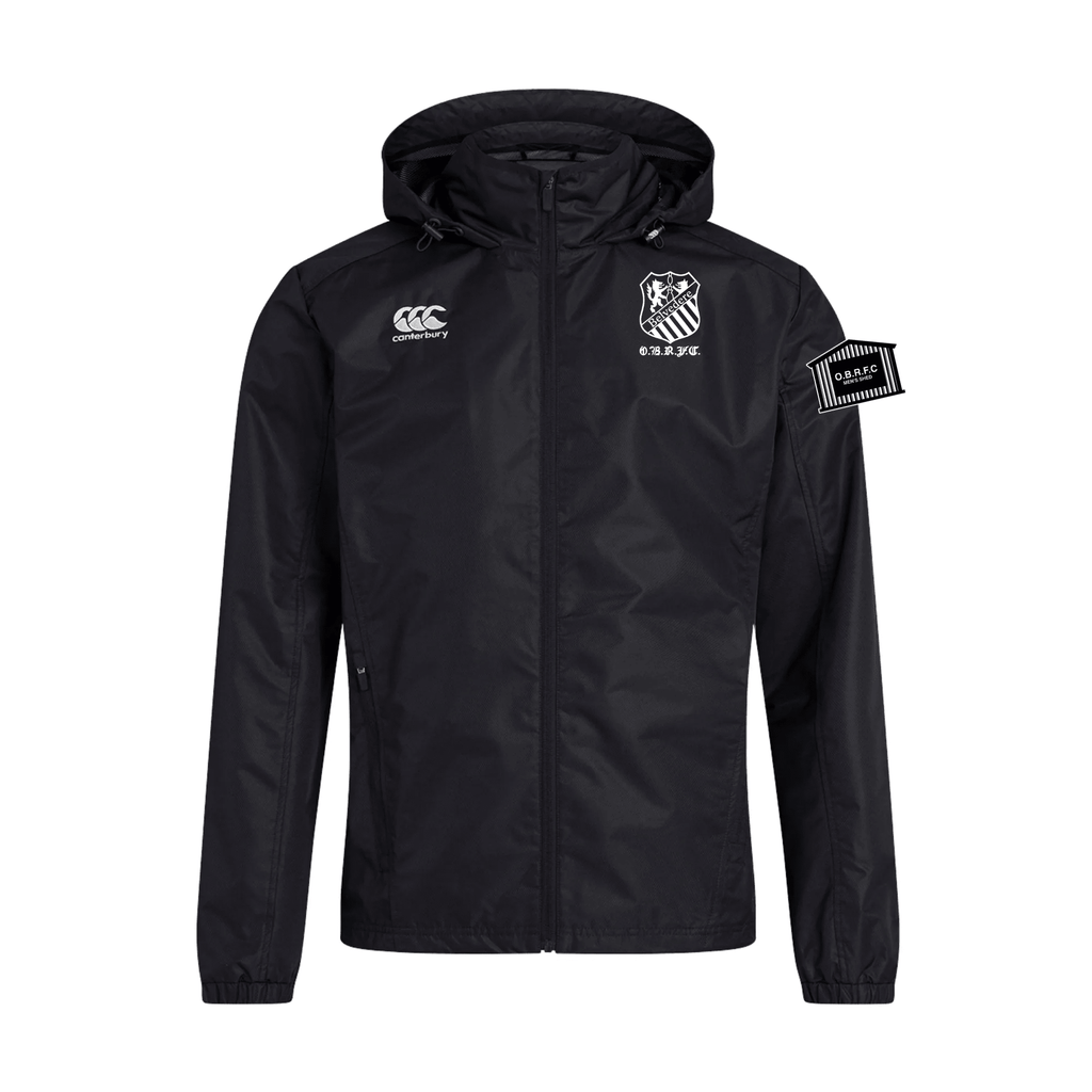 OBRFC Men's Shed - Club Vaposhield Full Zip Rain Jacket - Black -Canterbury- Stash Shop
