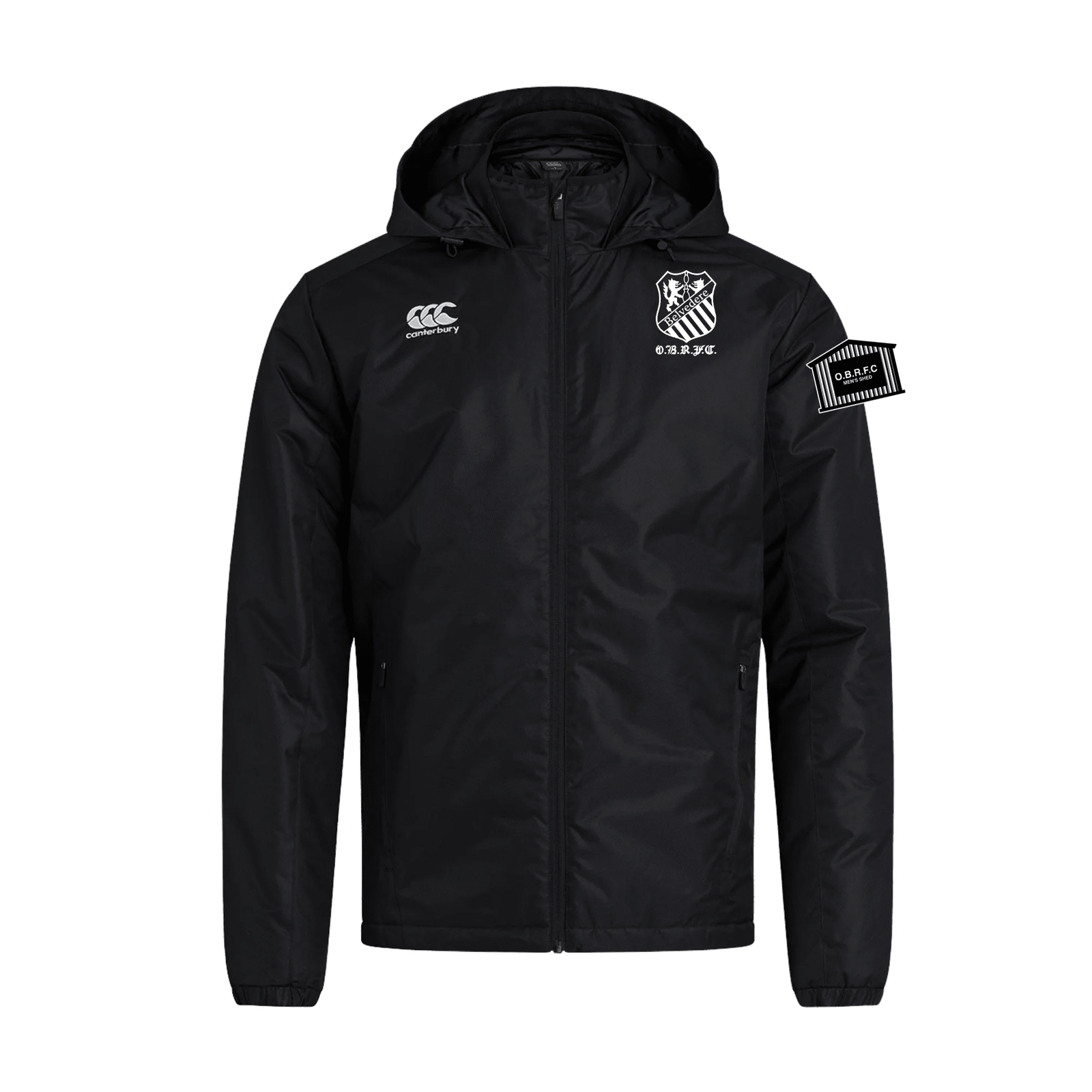 OBRFC Men's Shed - Club Vaposhield Stadium Jacket - Black -Canterbury- Stash Shop