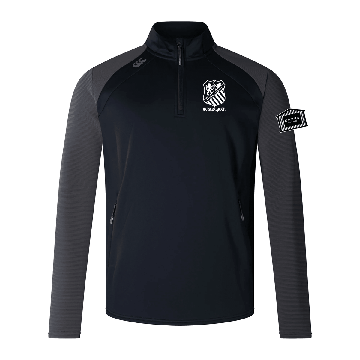 OBRFC Men's Shed - Elite 1/4 Zip Top - Black -Canterbury- Stash Shop