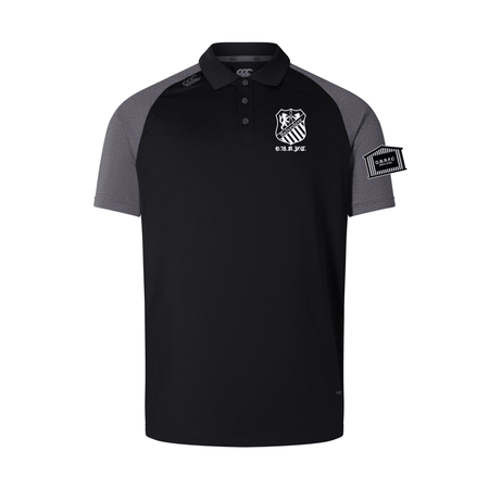 OBRFC Men's Shed - Elite Polo Shirt - Black -Canterbury- Stash Shop