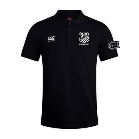 OBRFC Men's Shed - Waimak Polo Shirt - Black -Canterbury- Stash Shop