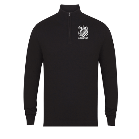 Old Belvedere Rugby Club - 1/4 Zip Cotton Jumper - Stash Shop - Stash Shop