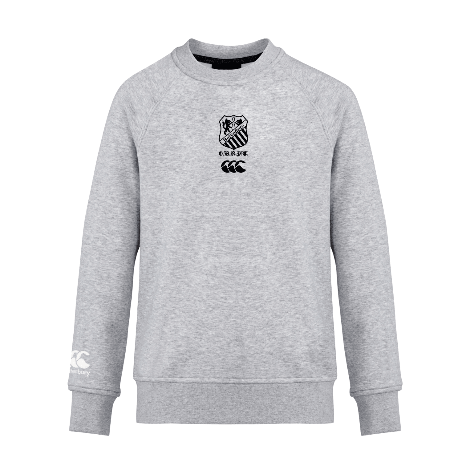 Old Belvedere Rugby Club - Club Crewneck - Grey - Canterbury - Stash Shop