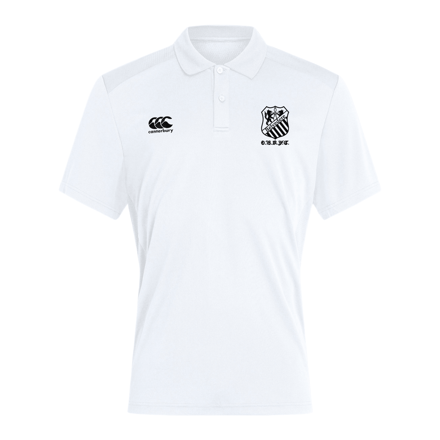 Old Belvedere Rugby Club - Club Dry Polo - White - Canterbury - Stash Shop