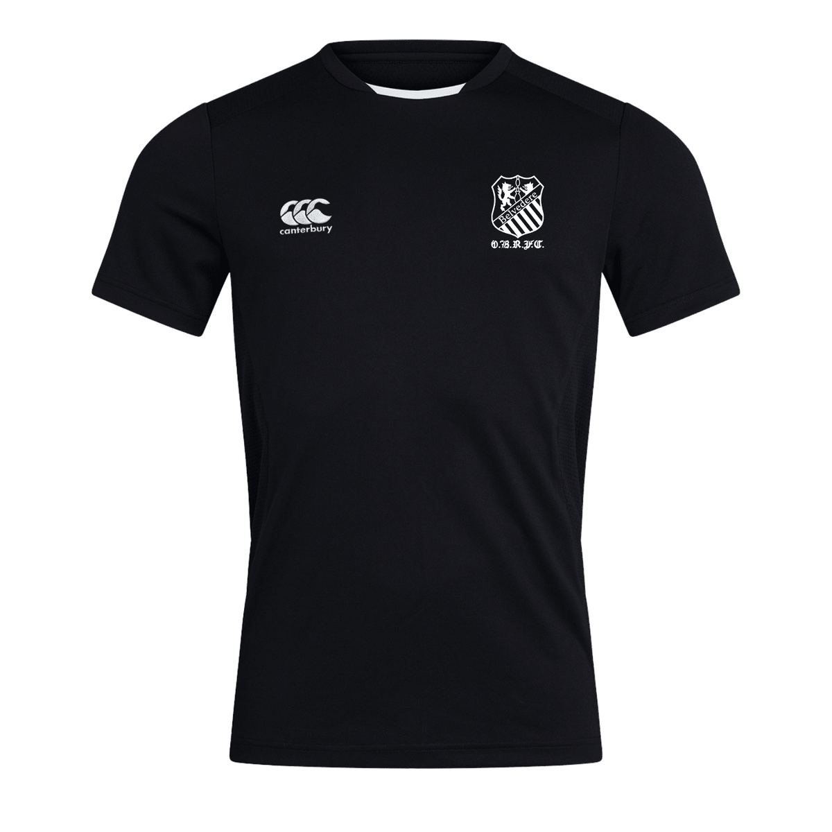Old Belvedere Rugby Club - Club Dry Tee - Black - Canterbury - Stash Shop