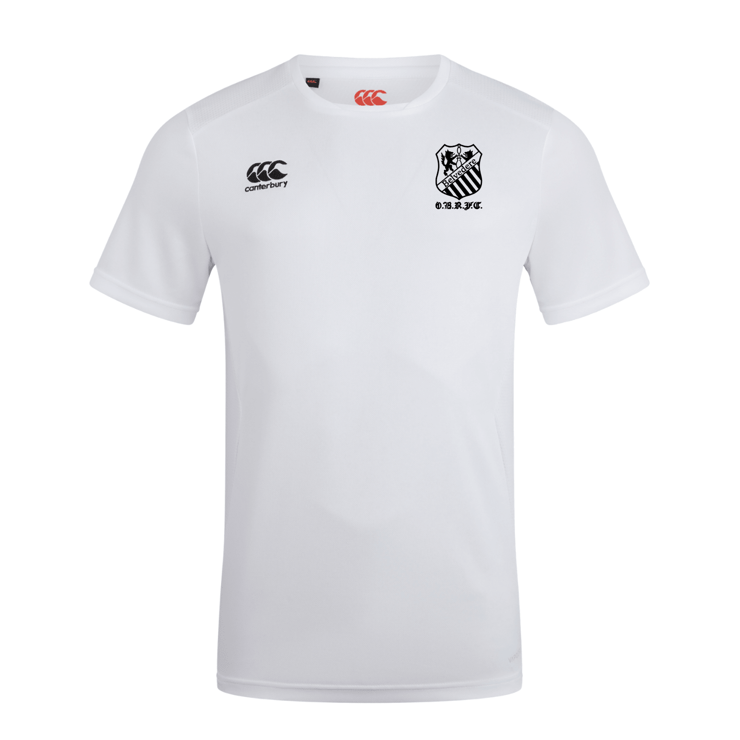 Old Belvedere Rugby Club - Club Dry Tee - White - Canterbury - Stash Shop