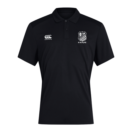 Old Belvedere Rugby Club - Ladies Club Dry Polo - Black - Canterbury - Stash Shop