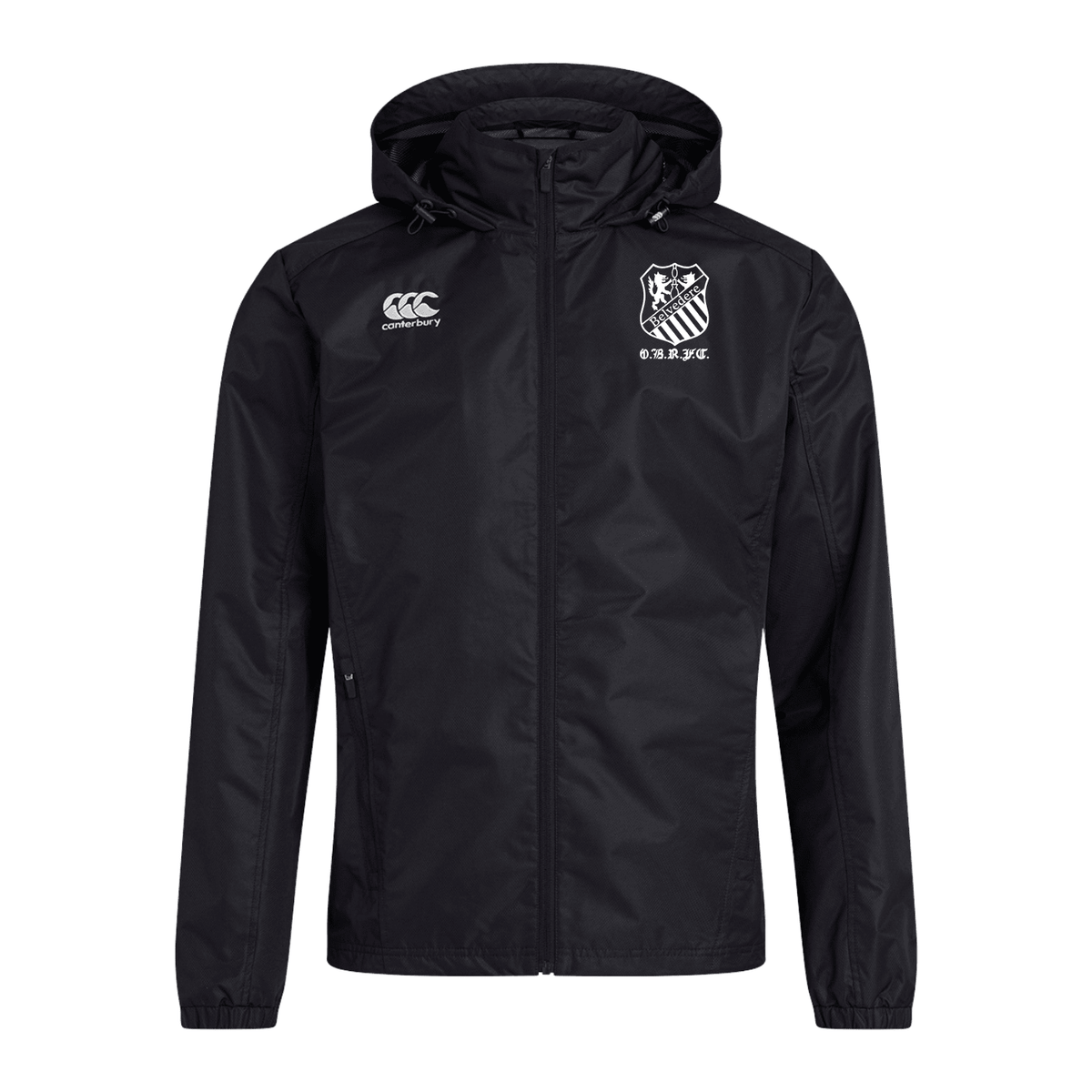 Old Belvedere Rugby Club - Ladies Club Vaposhield Full Zip Rain Jacket - Canterbury - Stash Shop