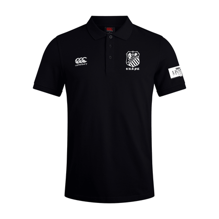 Old Belvedere Rugby Club - Lions Origin Cotton Waimak Poloshirt - Black - Canterbury - Stash Shop