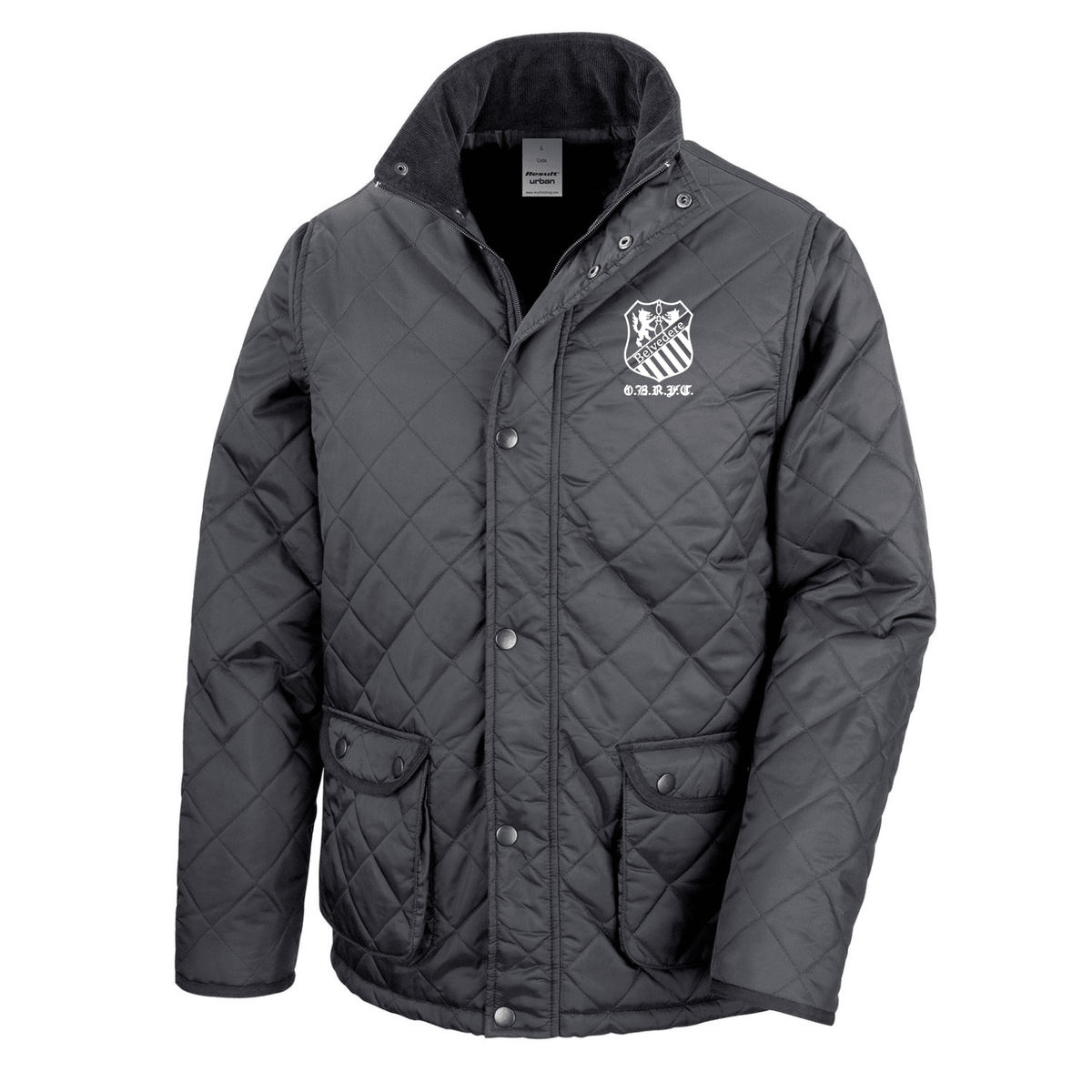 Old Belvedere Rugby Club - Quilted Jacket - Stash Shop - Stash Shop
