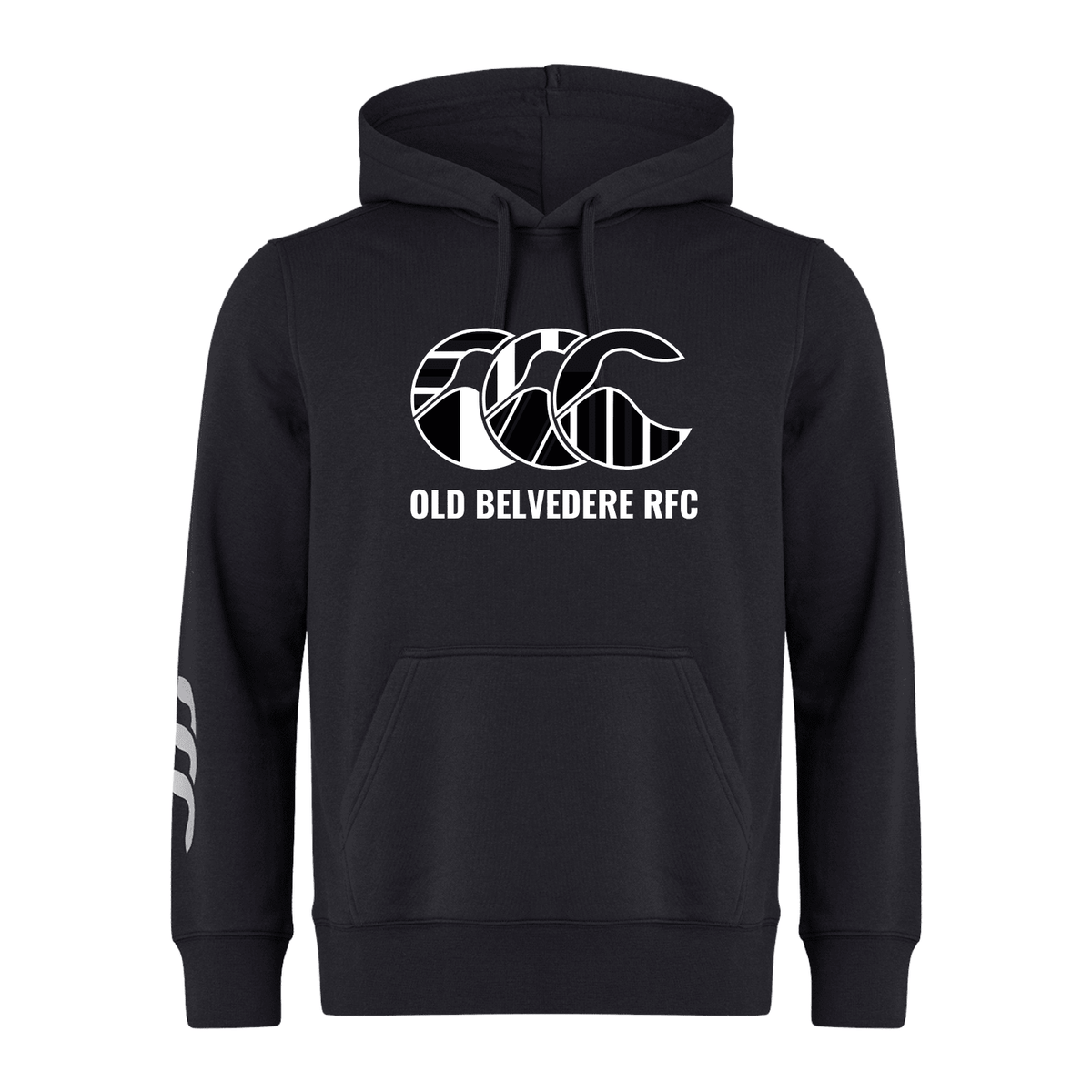 Old Belvedere Rugby Club - Uglies Hoody - Black - Canterbury - Stash Shop