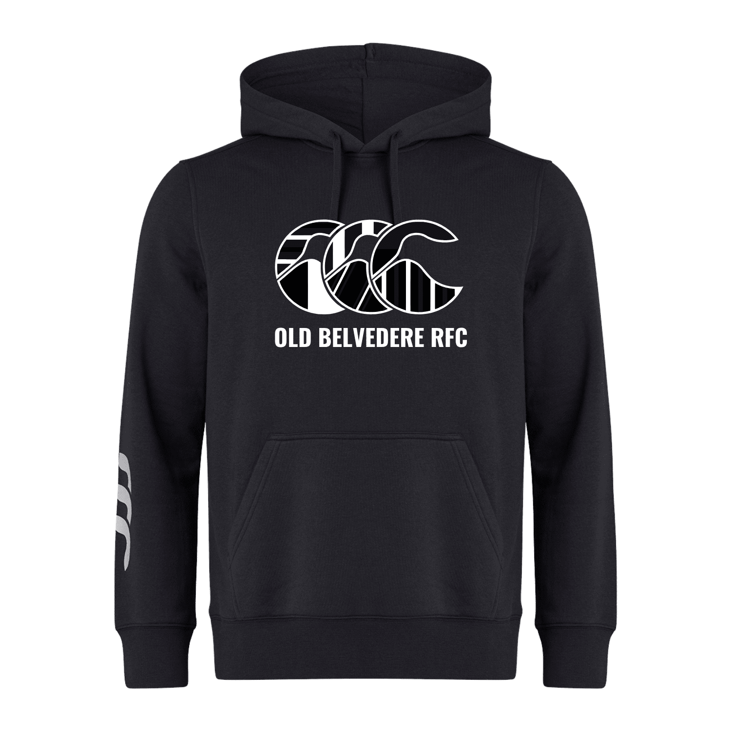 Old Belvedere Rugby Club - Uglies Hoody - Black - Canterbury - Stash Shop