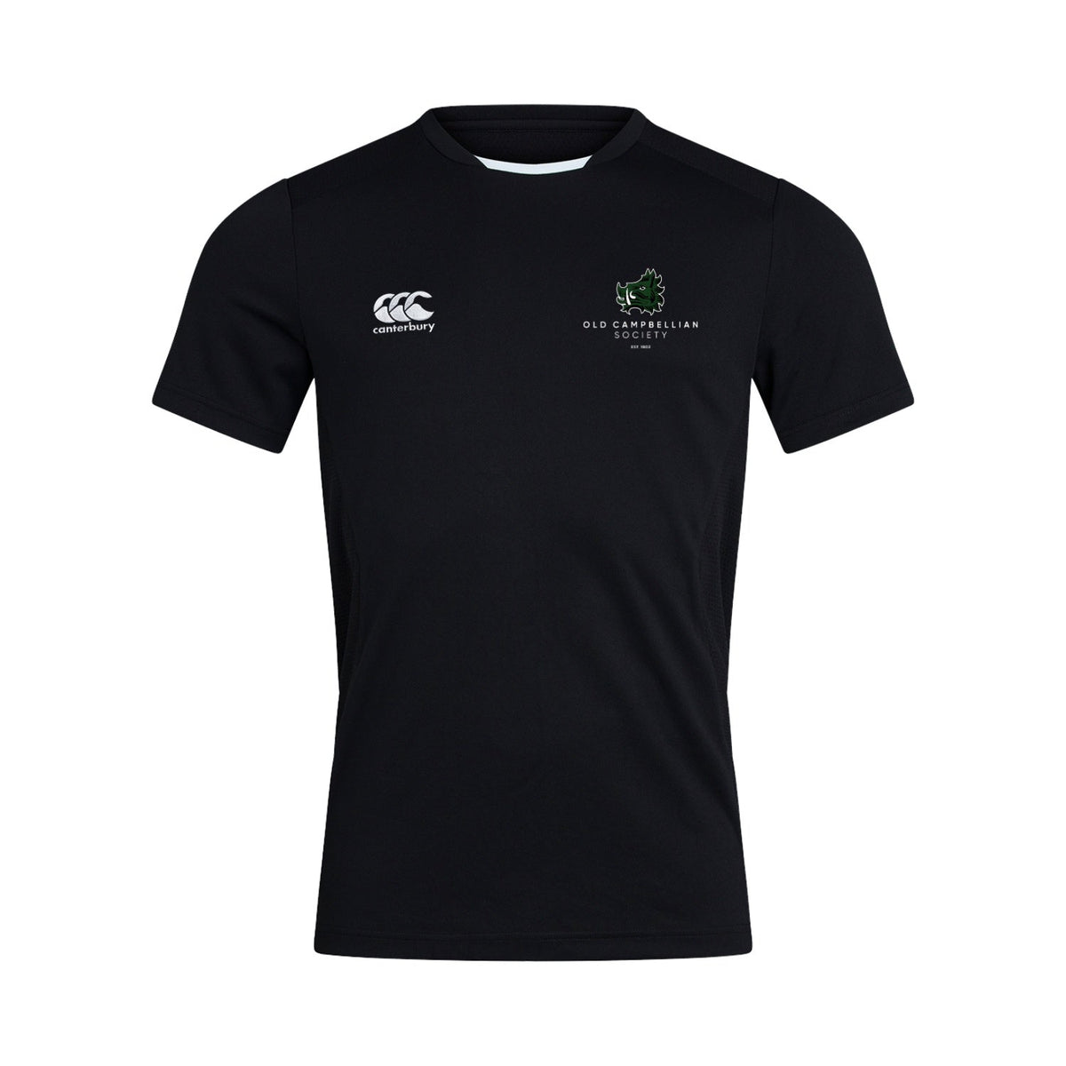 Old Campbellian Society - Club Dry Tee - Black - Canterbury - Stash Shop