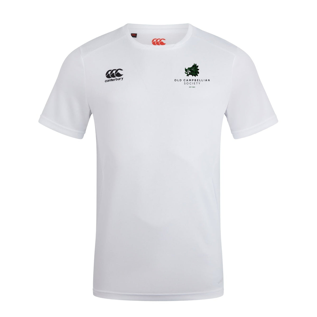 Old Campbellian Society - Club Dry Tee - White - Canterbury - Stash Shop