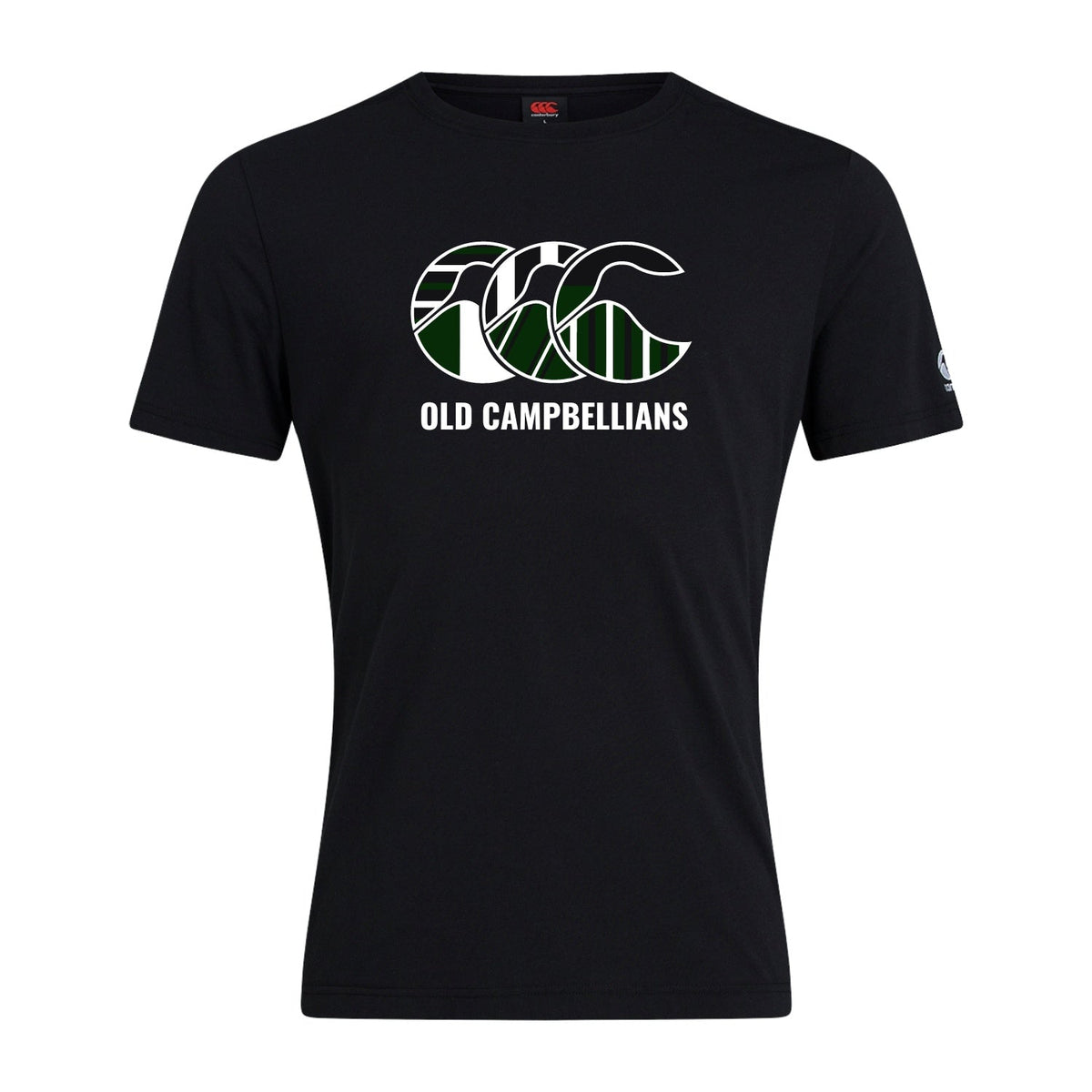 Old Campbellian Society - Logo Tee - Black - Canterbury - Stash Shop