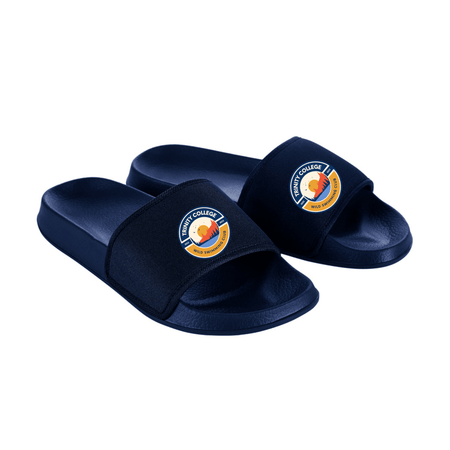 Oxford Trinity College Cold Water Swimming Society Slides Navy - Stash Inc. - Stash Shop