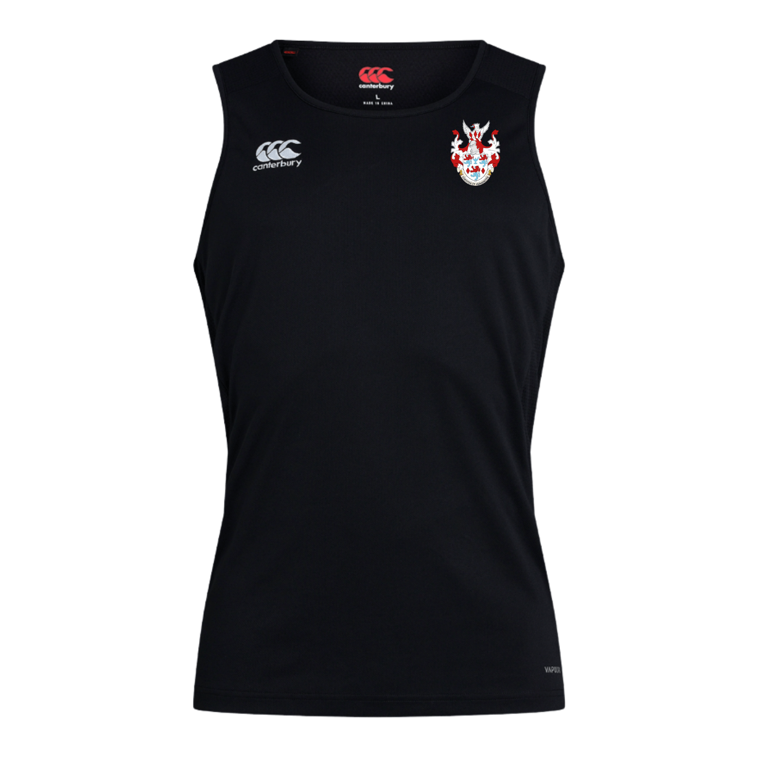 Portadown College Rugby - Club Dry Singlet - Black - Canterbury - Stash Shop