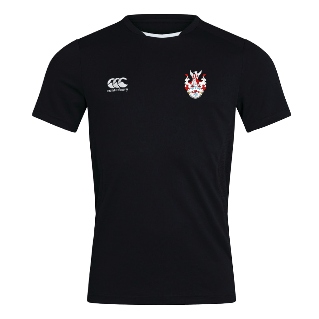 Portadown College Rugby - Club Dry Tee - Black - Canterbury - Stash Shop