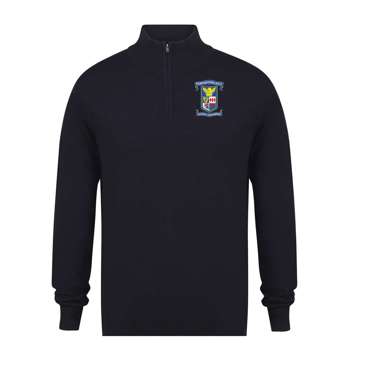 Portadown Rugby Club - 1/4 Zip Cotton Jumper - Stash Inc. - Stash Shop