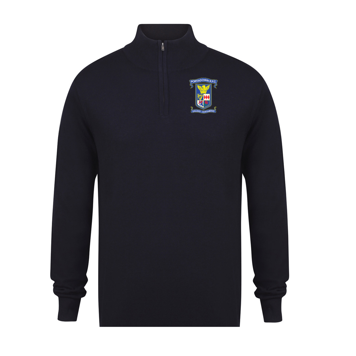 Portadown Rugby Club - 1/4 Zip Cotton Jumper - Stash Inc. - Stash Shop