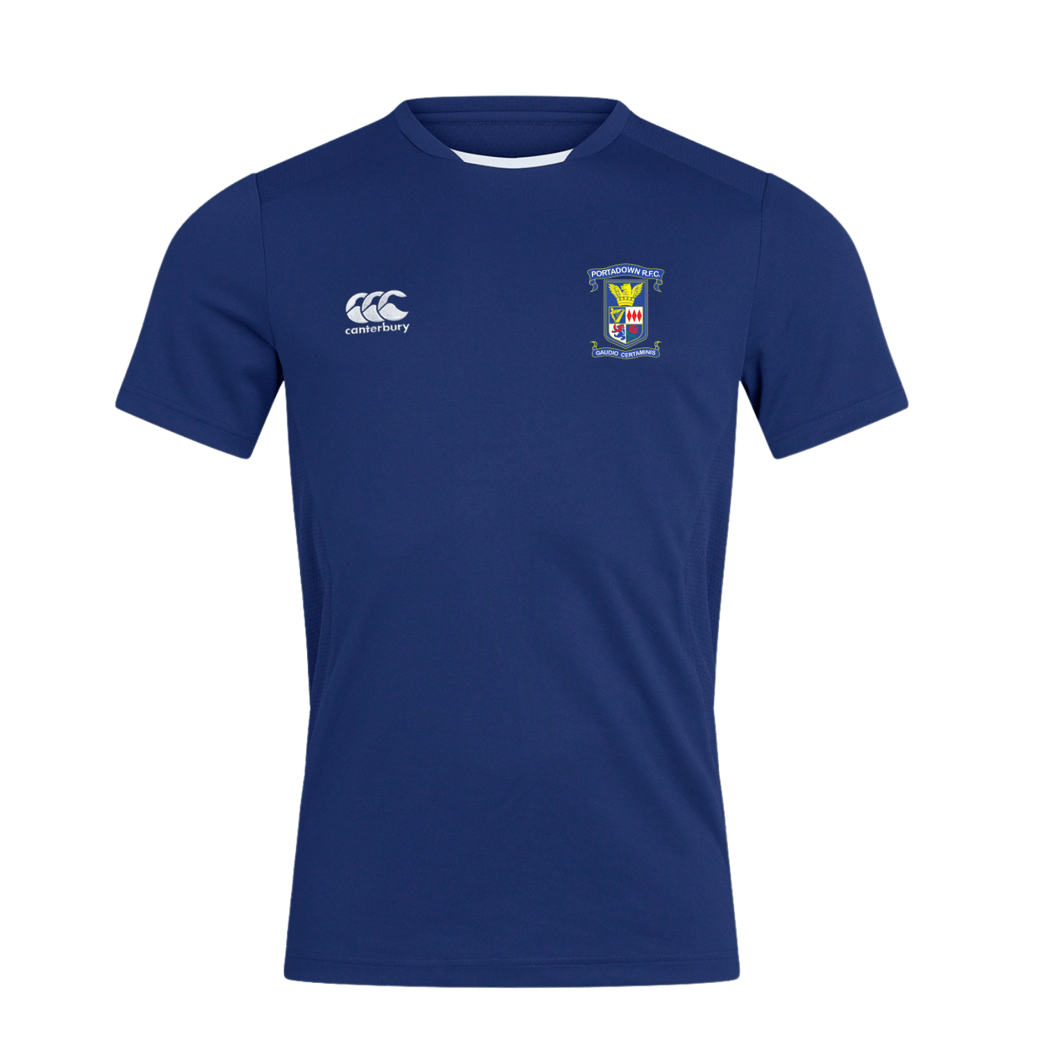 Portadown Rugby Club - Club Dry Tee - Royal - Canterbury - Stash Shop