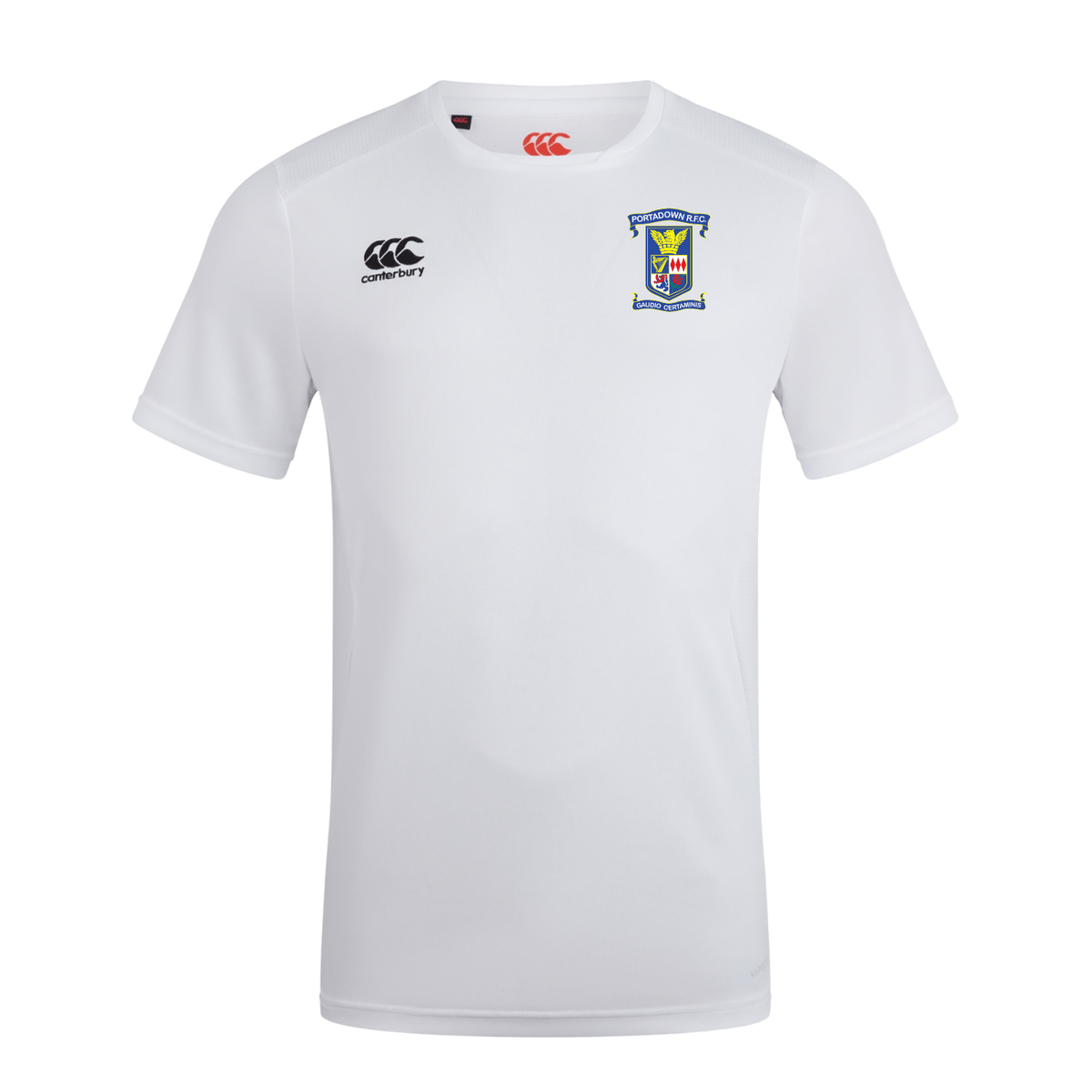 Portadown Rugby Club - Club Dry Tee - White - Canterbury - Stash Shop