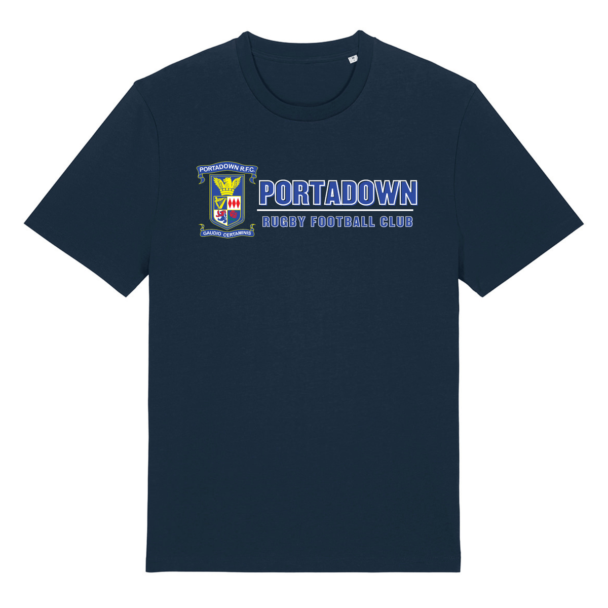 Portadown Rugby Club - Cotton Logo Tee - Navy - Stash Inc. - Stash Shop
