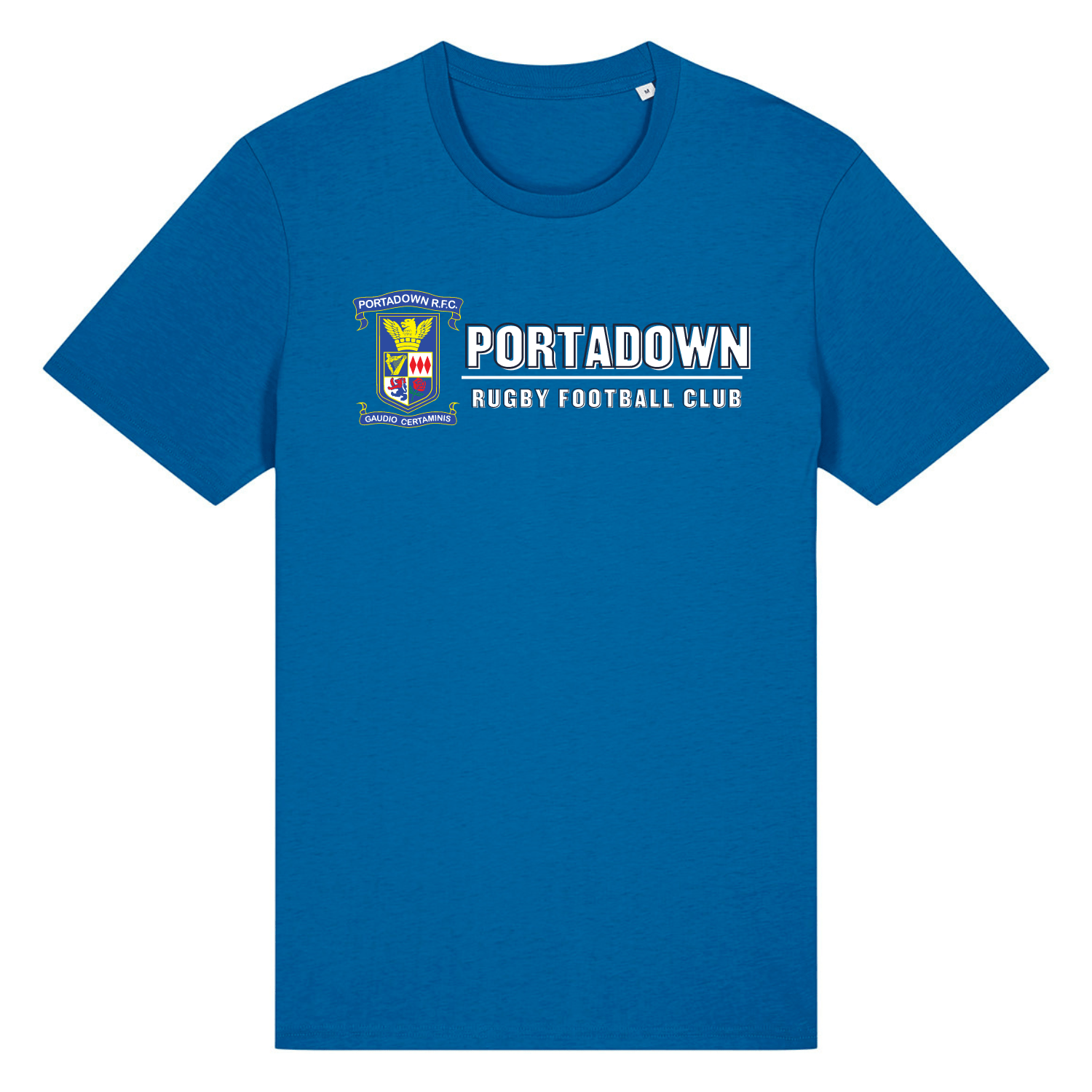 Portadown Rugby Club - Cotton Logo Tee - Royal - Stash Inc. - Stash Shop