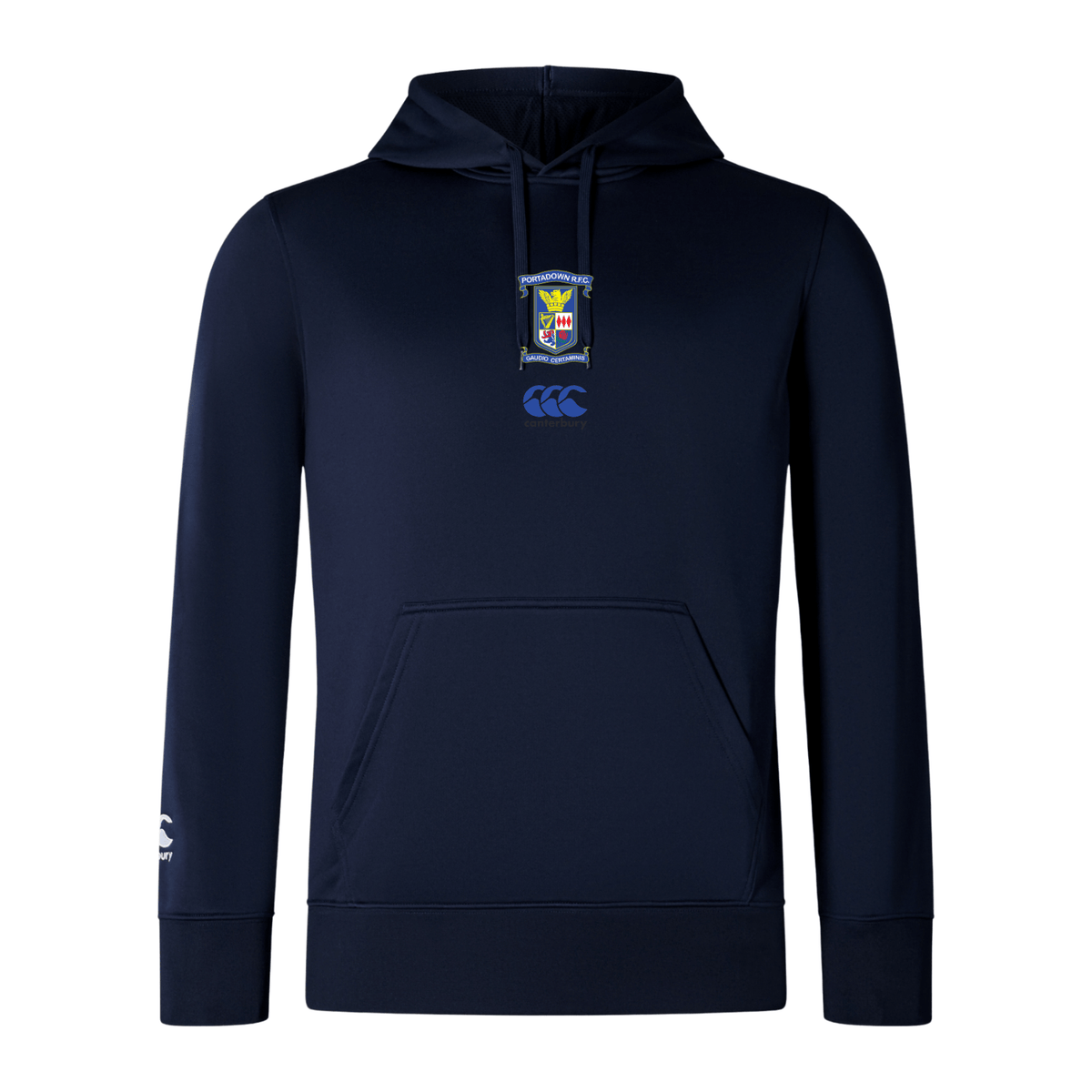 Portadown Rugby Club - Lightweight Poly Hoody - Navy - Canterbury - Stash Shop