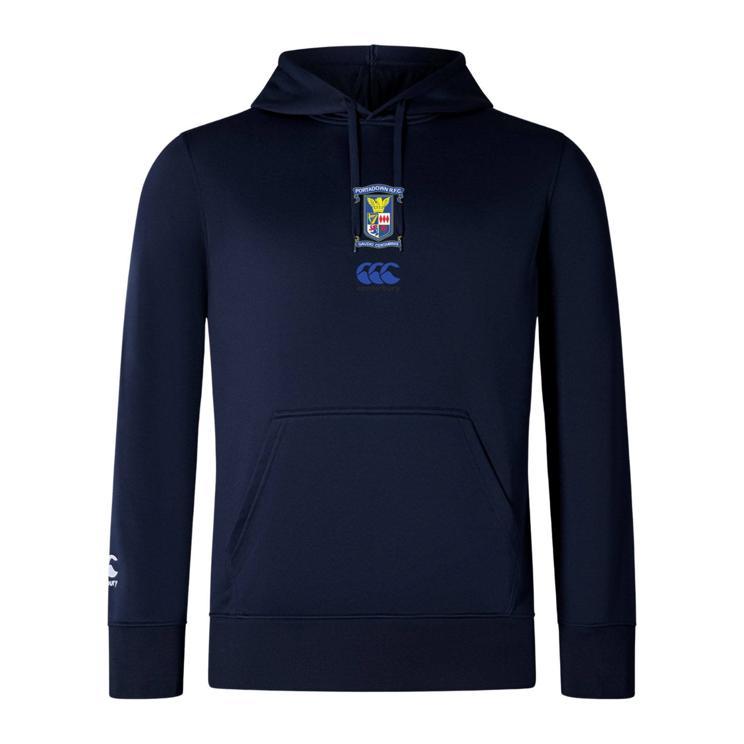 Portadown Rugby Club - Lightweight Poly Hoody - Navy - Canterbury - Stash Shop