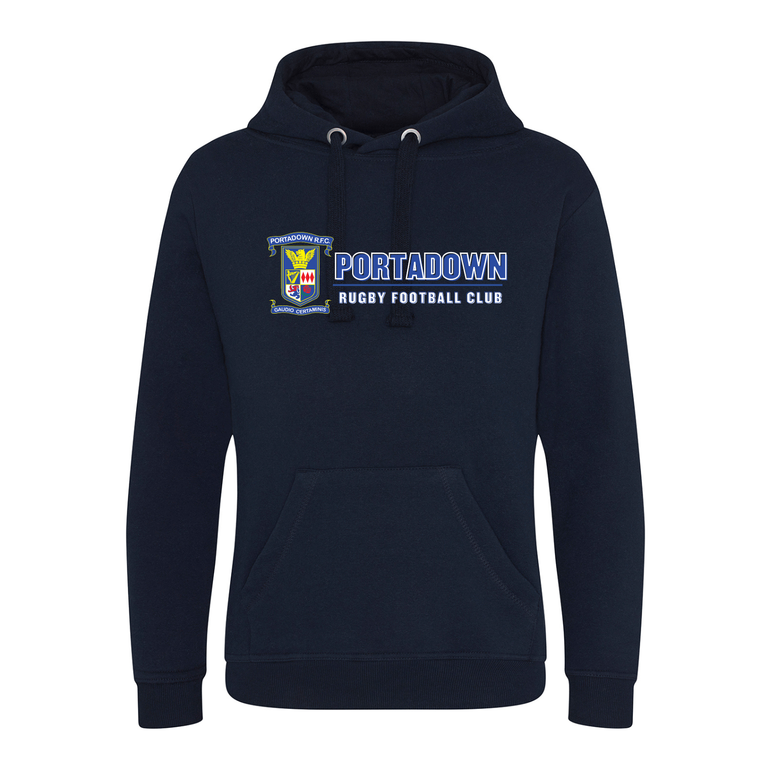 Portadown Rugby Club - Logo Hoody - Navy - Stash Inc. - Stash Shop