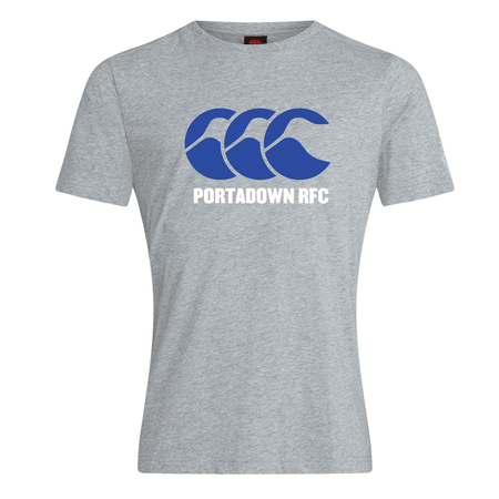 Portadown Rugby Club - Plain Tee - Grey - Canterbury - Stash Shop