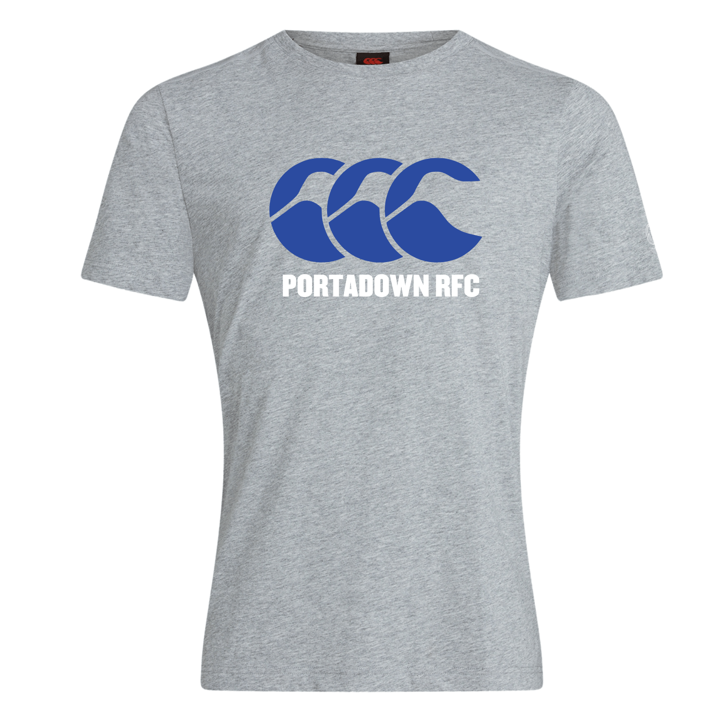 Portadown Rugby Club - Plain Tee - Grey - Canterbury - Stash Shop