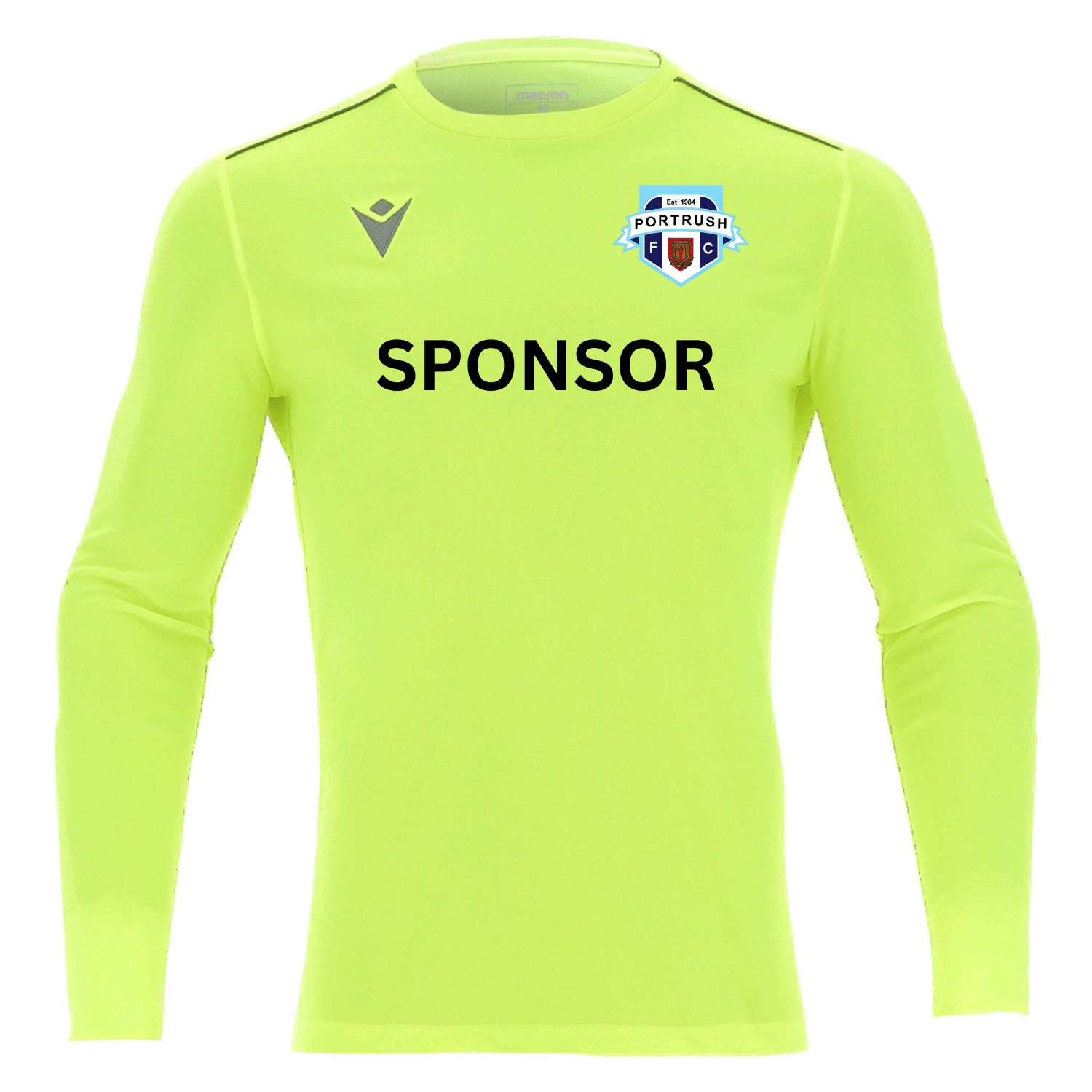 Portrush FC - Goalkeeper Shirt - Macron - Stash Shop