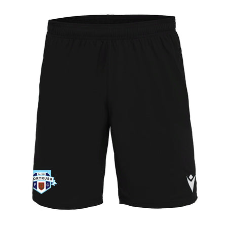 Portrush FC - Match Short - Black - Macron - Stash Shop