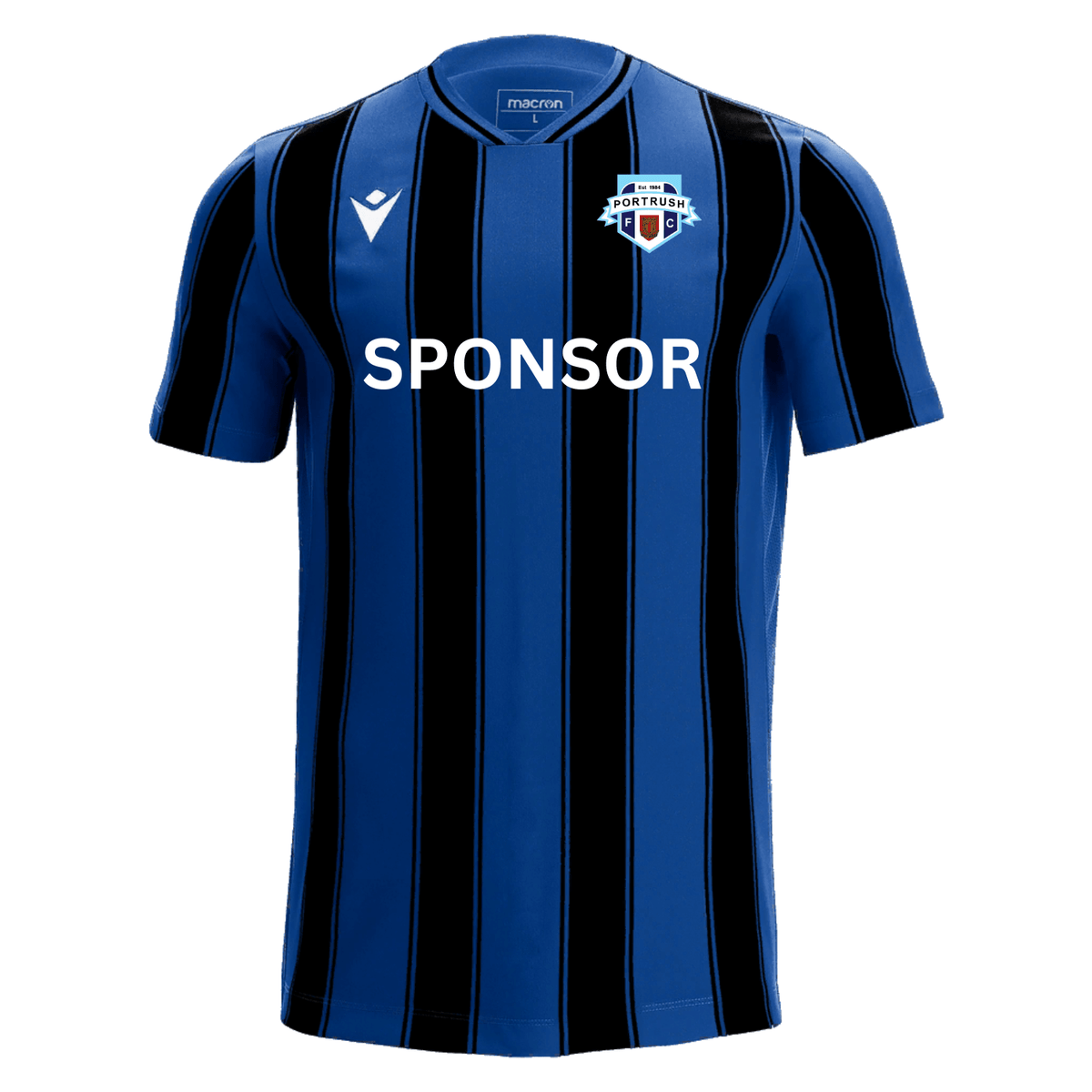 Portrush FC - Matchday Home Shirt - Macron - Stash Shop