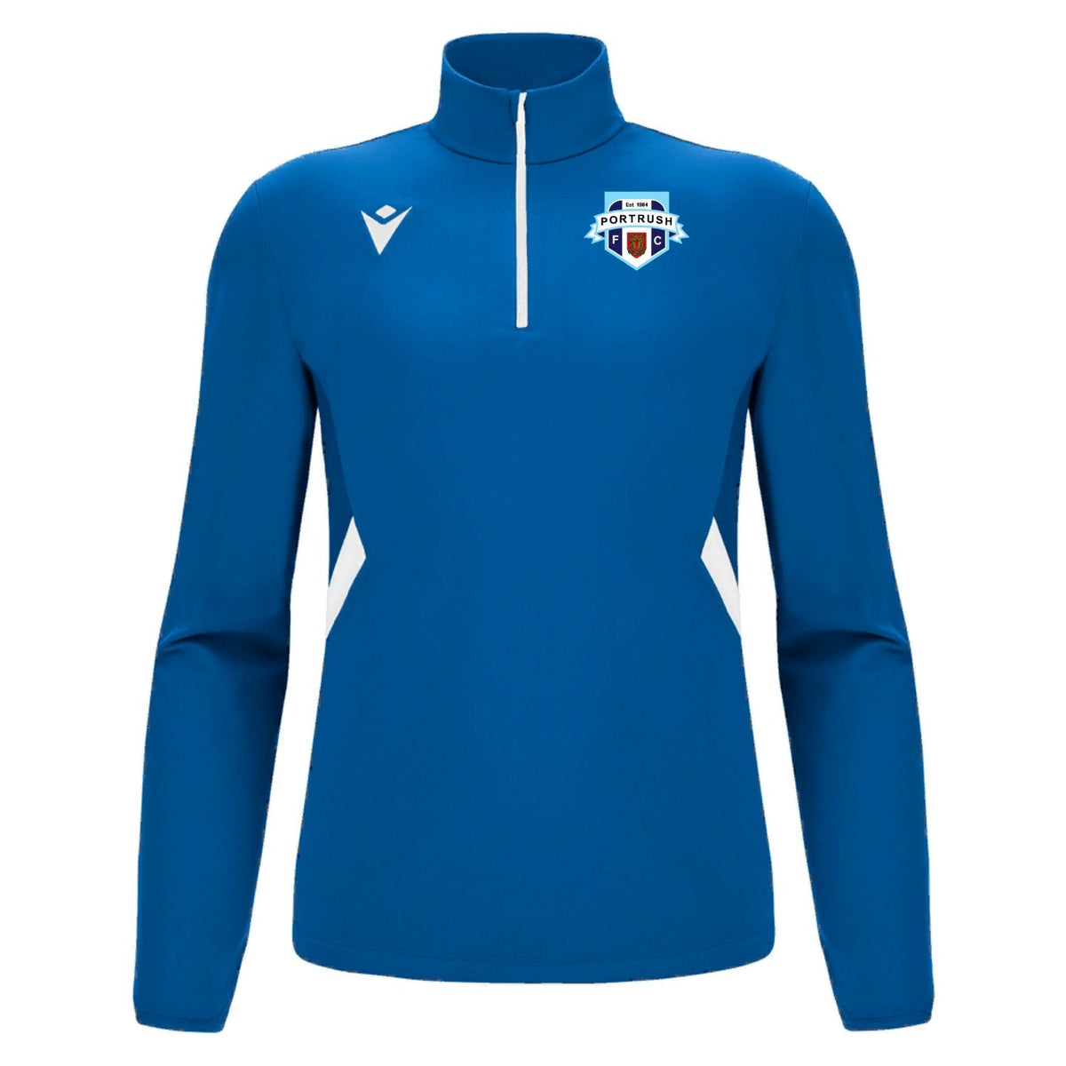 Portrush FC - Poly Panel 1/4 Zip - Macron - Stash Shop