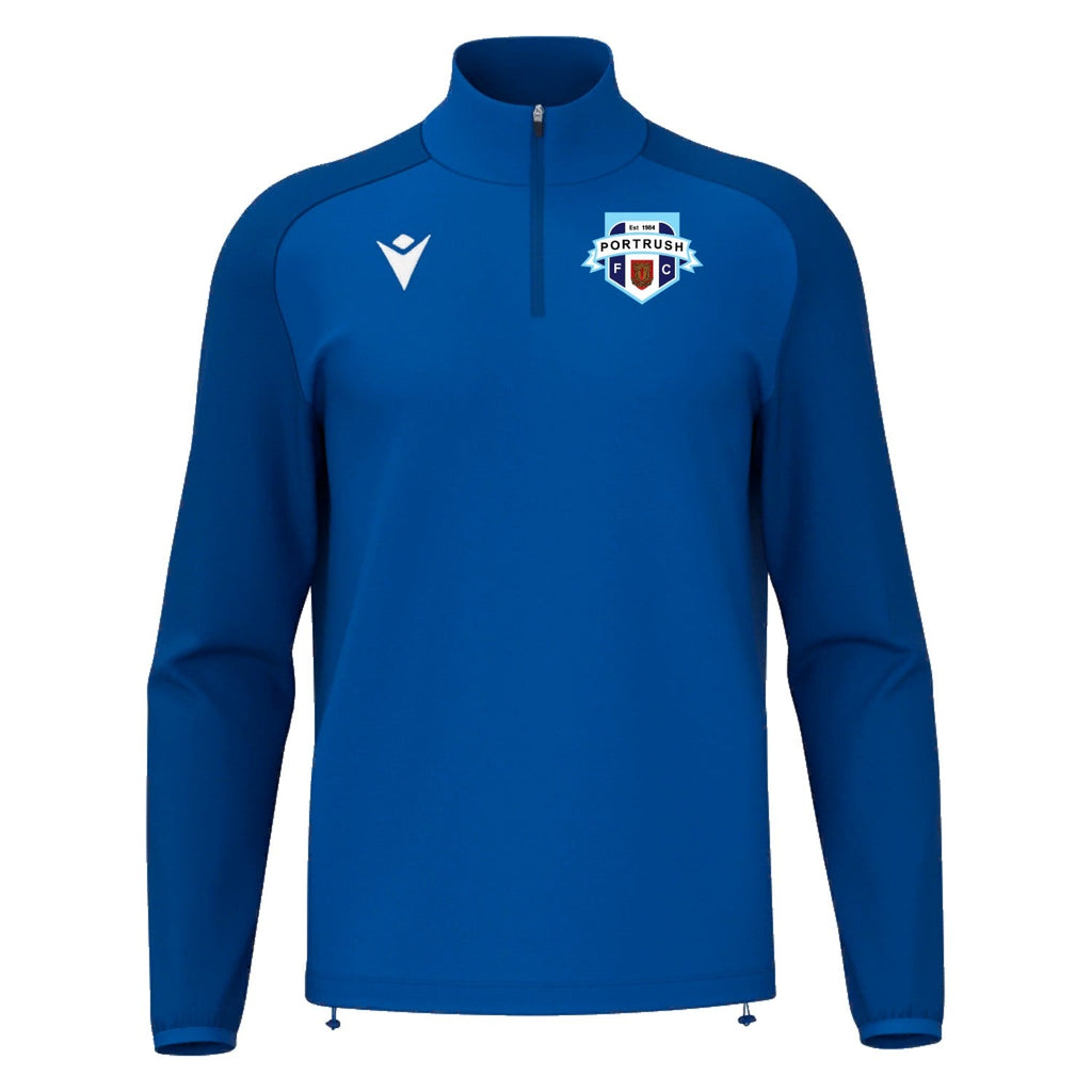 Portrush FC - Poly Tonal 1/4 Zip - Macron - Stash Shop
