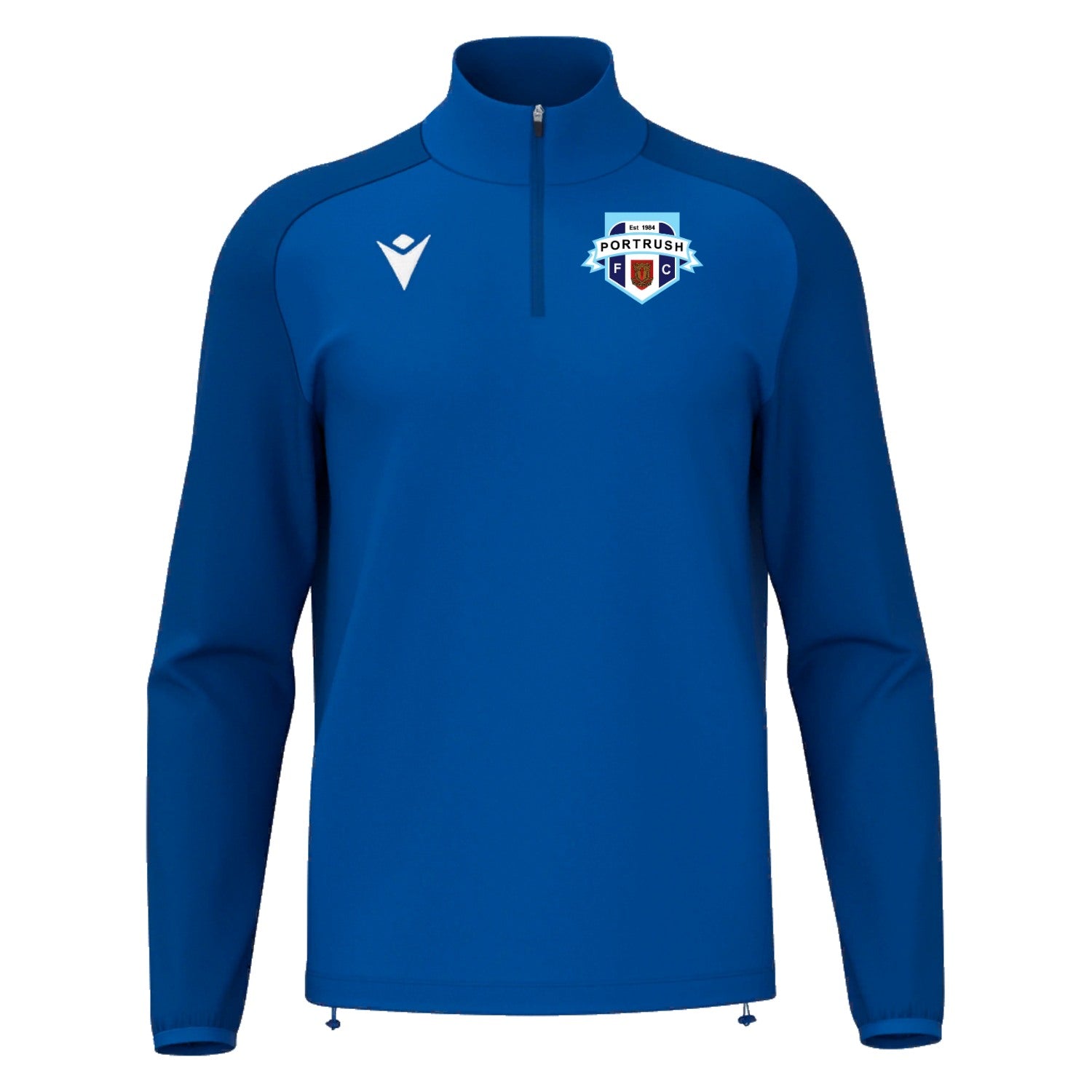 Portrush FC - Poly Tonal 1/4 Zip - Macron - Stash Shop