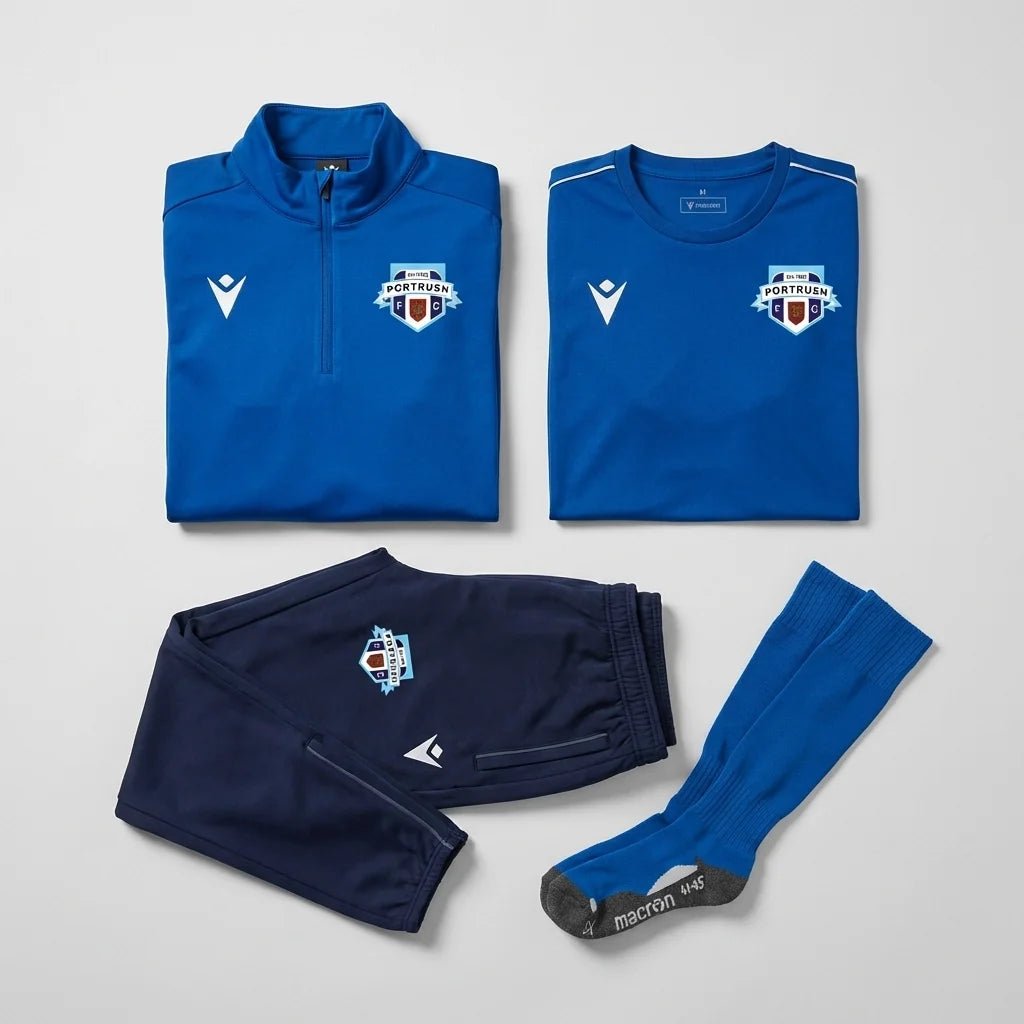 Portrush FC - Training Bundle W/Pants - Macron - Stash Shop