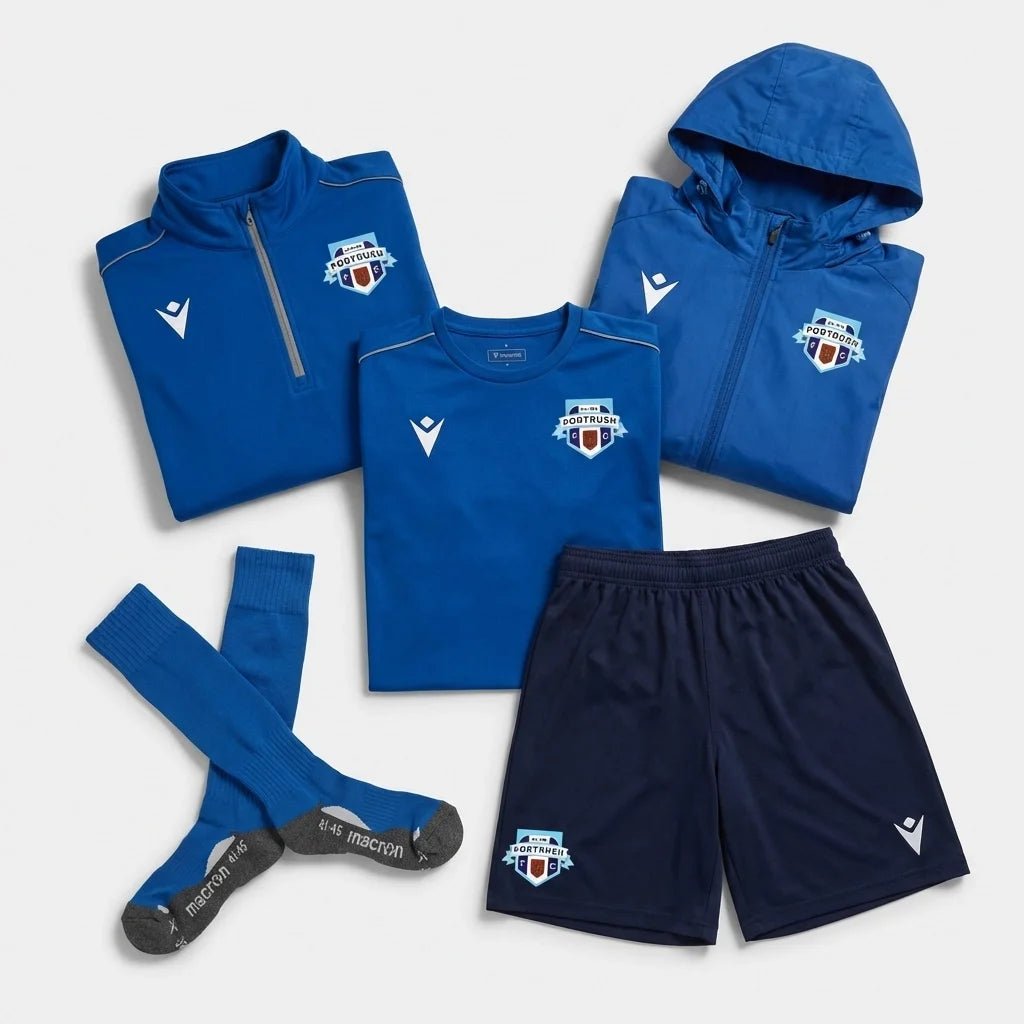 Portrush FC - Training Bundle W/Shorts - Macron - Stash Shop