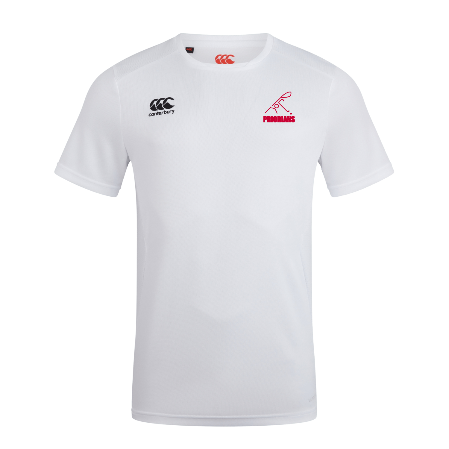 Priorians Hockey Club - Club Dry Tee - White - Canterbury - Stash Shop