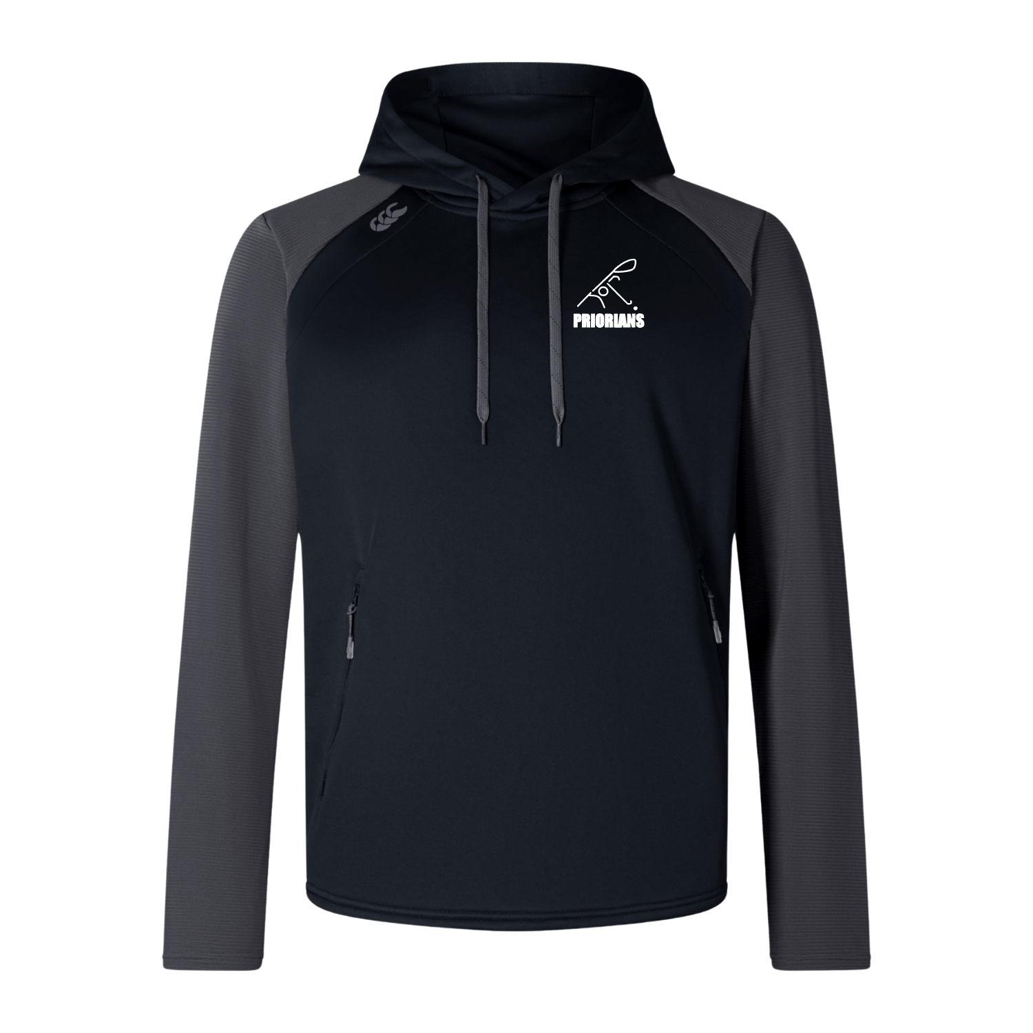 Priorians Hockey Club - Elite Hoodie - Black/Grey - Canterbury - Stash Shop