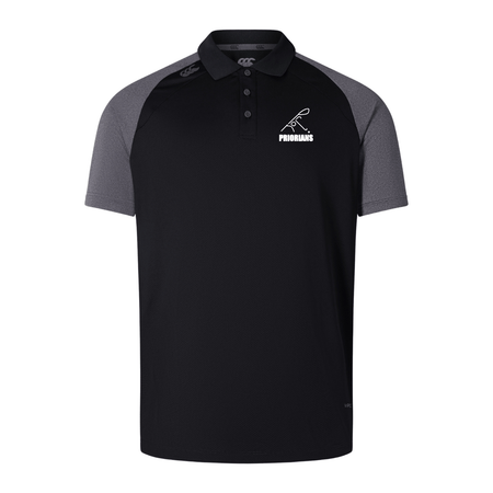 Priorians Hockey Club - Elite Polo - Black/Grey - Canterbury - Stash Shop
