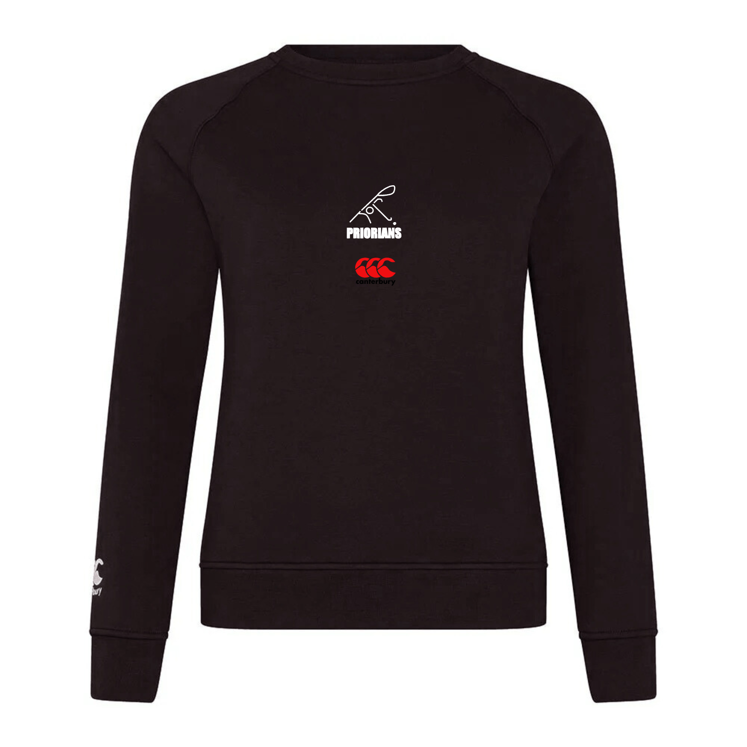 Priorians Hockey Club - Ladies Club Crew - Black - Canterbury - Stash Shop