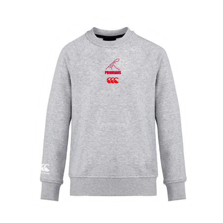 Priorians Hockey Club - Ladies Club Crew - Grey - Canterbury - Stash Shop