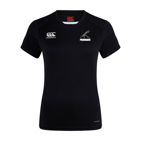 Priorians Hockey Club - Ladies Club Dry Tee - Black - Canterbury - Stash Shop
